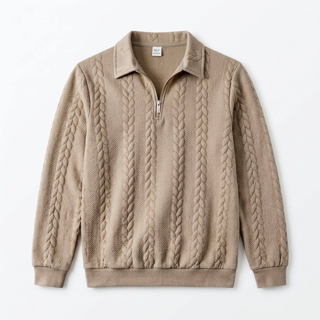 Men’s Half-Zip Pullover – Clean Fit, Everyday Wear