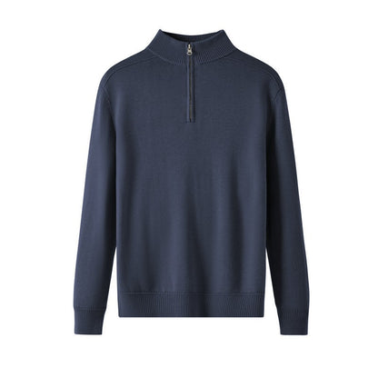 Long Sleeve Knit Polo Sweater