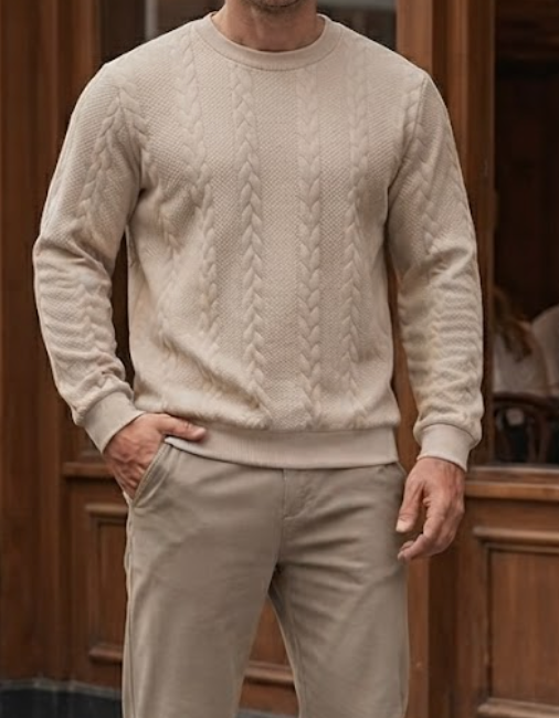 Men’s Half-Zip Pullover – Clean Fit, Everyday Wear