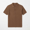 Men's Old Money Knit Polo Shirt | Italian Style Summer Top